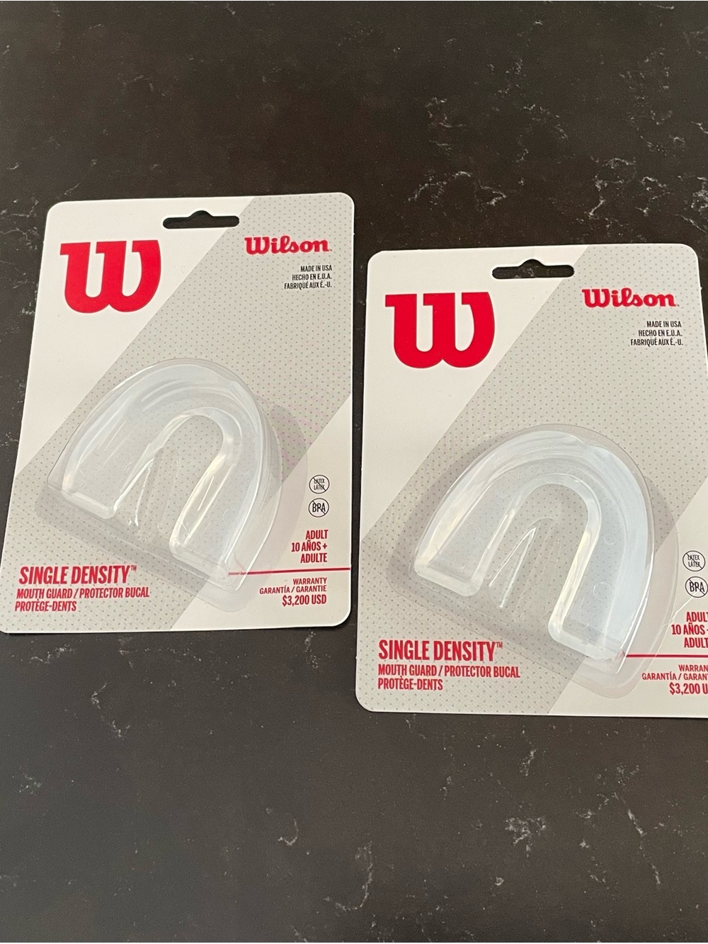 Wilson Adult Mouth Guards - NEW in packaging